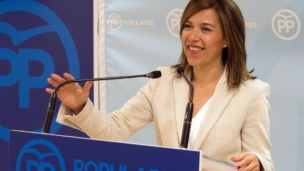 La candidata del PP al Ayuntamiento de Huesca, Ana Alós. Foto: EP.