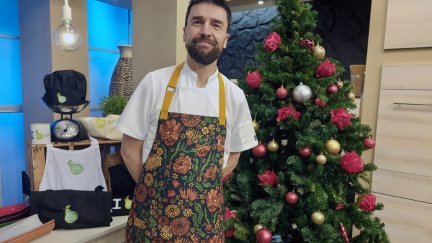 Daniel Yranzo, cocinero del programa La Pera Limonera de Aragón TV. / La Pera Limonera