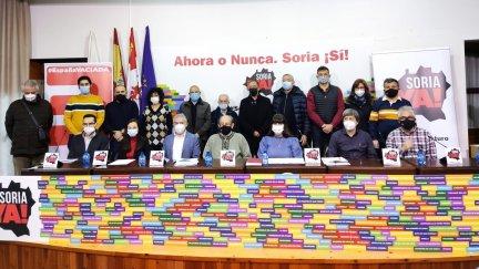 Ex representantes y colaboradores de Soria ¡YA! anuncian que dan el salto a la política. / Foto: EP