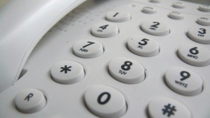 Imagen de un teléfono fijo. / Foto: EP