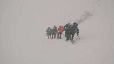 Un grupo de escaladores en una imagen de archivo en el Pico Aspe (Aínsa) / EUROPA PRESS