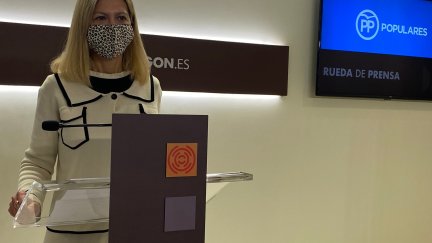 La portavoz del PP Aragón, Mar Vaquero. / Europa Press.