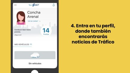 Imagen de la APP 'miDGT'.
