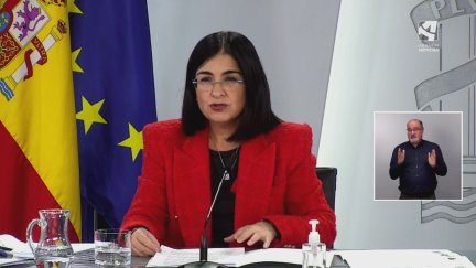 La ministra de Sanidad, Carolina Darias.