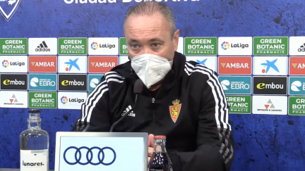 Juan Ignacio Martínez en rueda de prensa.