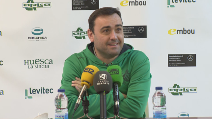 Sergio Lamúa en rueda de prensa.