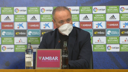 Juan Ignacio Martínez en rueda de prensa.