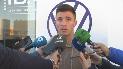 Dani Escriche en rueda de prensa.