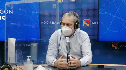 El epidemiólogo Nacho de Blas, durante su entrevista en Aragón Radio.