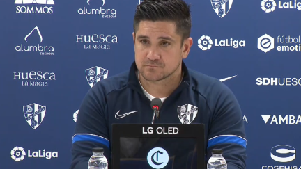 Xisco Muñoz, durante su comparecencia de este viernes.