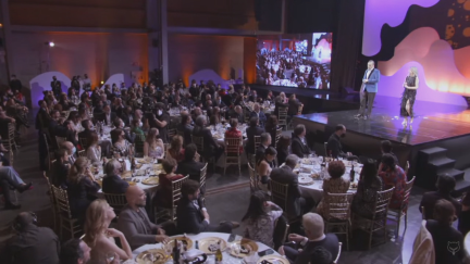 Momento de la gala de los Feroz, conducida por Nacho Vigalondo y Paula Púa.