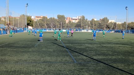 Imagen del partido entre el Giner Torrero y el CD Cuarte. Foto: Giner Torrero.