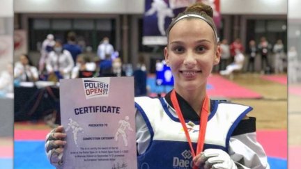 Laura Loscos es una firme promesa del taekwondo nacional.