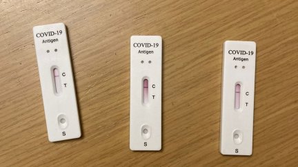 Test de antígenos negativos.