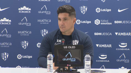Xisco Muñoz en rueda de prensa.