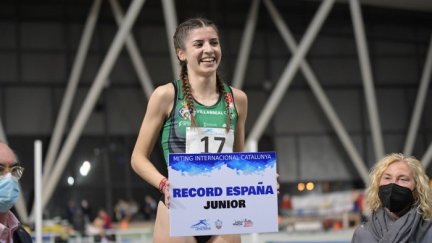 Foto: Twitter de la Federación Aragonesa de Atletismo.