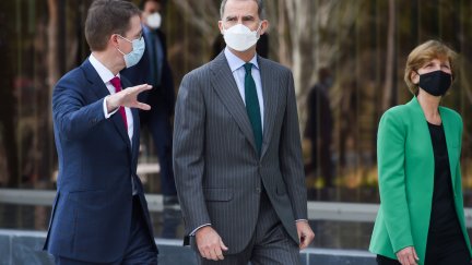 El rey felipe VI, la semana pasada en la inauguración de la ampliación del Campus IESE de Madrid. / Gustavo Valiente / Europa Press