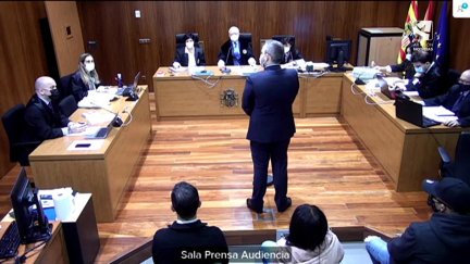 Imagen de la segunda sesión del juicio contra la banda de Badoo en Zaragoza.