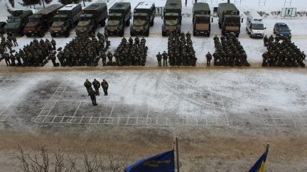 Maniobras militares del ejército ucraniano (imagen de archivo). / EFE