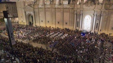 Flashmob jotera (imagen de archivo).