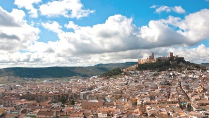 Vista aérea de Alcalá la Real (Jaén).