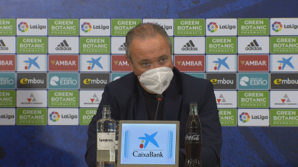 Juan Ignacio Martínez en rueda de prensa.