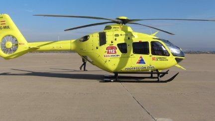 Helicóptero del 112 Aragón. / Europa Press.