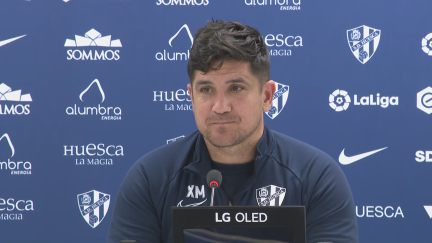 Xisco Muñoz en rueda de prensa.