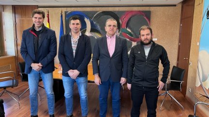 Imagen de la reunión celebrada hoy en la sede del Consejo Superior de Deportes.