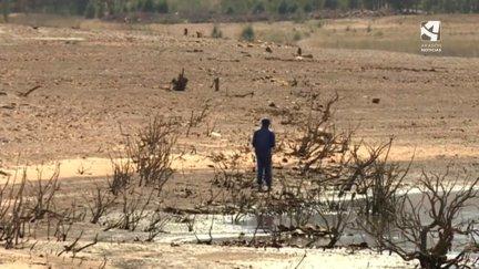 Imagen de un terreno desértico en la India.