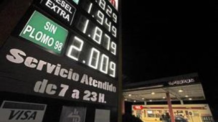 El precio del combustible se dispara./EFE