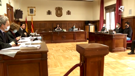Sesión del juicio que se celebra en la Audiencia Provincial de Teruel.
