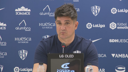 Xisco Muñoz en rueda de prensa.