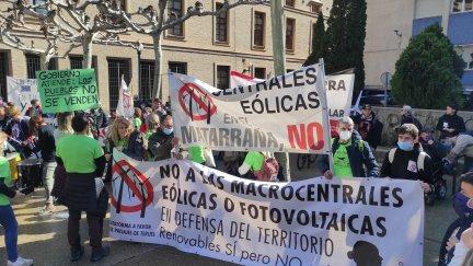 Imagen de la manifestación de este domingo en Zaragoza. / Foto: EP