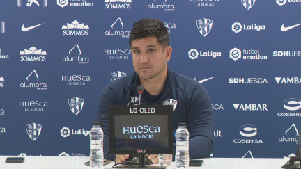 Xisco Muñoz en rueda de prensa.
