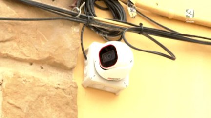 Imagen de una de las cámaras de seguridad instaladas.