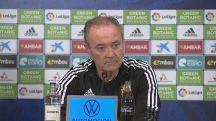 Juan Ignacio Martínez en rueda de prensa.