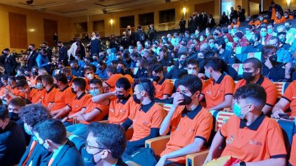 El equipo aragonés que compite en la Spain Skills 2022. / Foto: DGA
