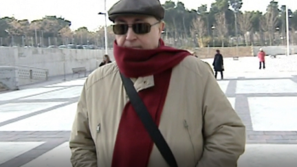 Luis Roldán, en 2010, el día que obtuvo su libertad tras completar su condena.