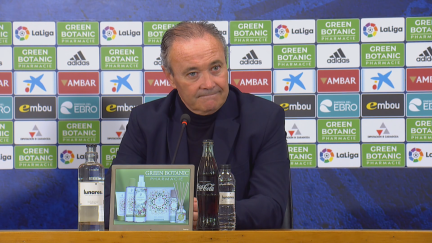 Juan Ignacio Martínez en rueda de prensa.