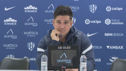 Xisco Muñoz en rueda de prensa.