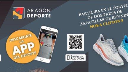 Aragón Deporte sortea dos pares de zapatillas Hoka.