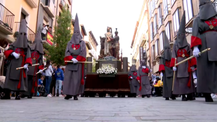 Procesión del Santo Entierro en Huesca.