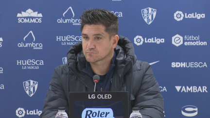 Xisco Muñoz en rueda de prensa.