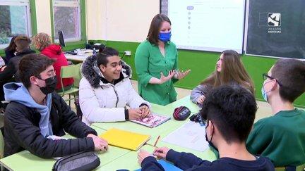 La mascarilla ya no es obligatoria en el aula.