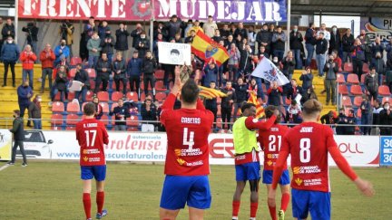 La afición del CD Teruel agradece el apoyo a su afición.