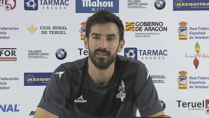 Maxi Torcello durante una rueda de prensa.