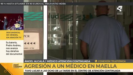 Agresión a un médico en Maella.