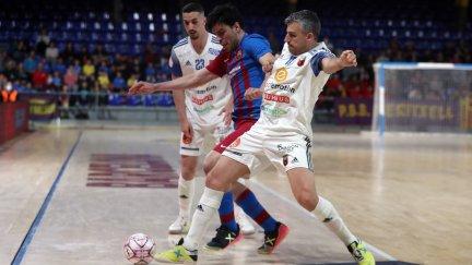 Retamar durante el encuentro ante el Barça.