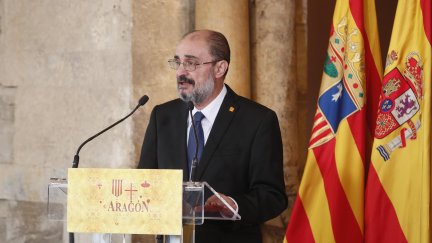 El presidente del Gobierno de Aragón, Javier Lambán. / Foto: EFE.